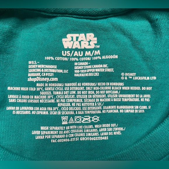 Star Wars Disney Parks Its A Trap! Cotton Men’s Green Graphic T-Shirt Size M - Picture 3 of 7
